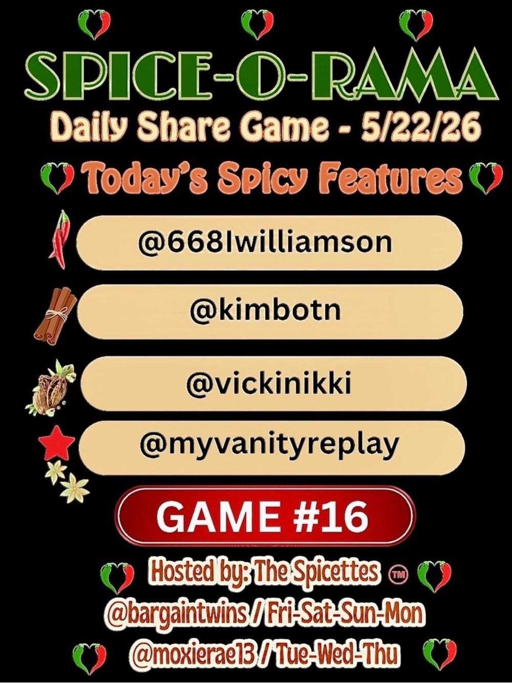 I’M SPICEY TODAY🌶️ 🌶️ 🌶️ LET’S GROW TOGETHER @bargaintwins ❤️❤️❤️